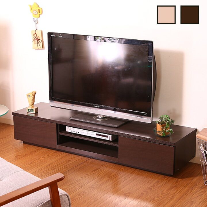 楽天市場 テレビ台 Tvボード 150幅 テレビボード 引出し 2個付き テレビラック Tvラック Tv台 Avボード Av台 木製 ロータイプ マルチラック マルチボード 省スペース 収納力 木製ローボード フリーラック シンプルラック シンプル モダン 送料無料 リビングデイ