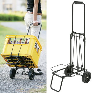 【S・M・Lの3サイズから選べます】【送料無料】キャリーカート /BUNDOK(バンドック)/BD-334/BD-335/BD-332/キャリーカート 折りたたみ 軽量 台車 ゴムひも付き アウトドア ショッピングカート キャリ