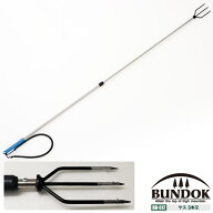 【送料無料】ヤス　3本又/BUNDOK(バンドック)/BD-617/銛、槍、モリ、もり、ヤス、漁獲用、捕魚、魚突き、…