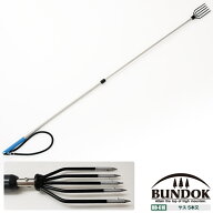 【送料無料】ヤス　5本又/BUNDOK(バンドック)/BD-618/銛、槍、モリ、もり、ヤス、漁獲用、捕魚、魚突き、…