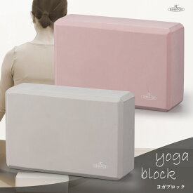 【送料無料】ヨガブロック【単品or2個セット】/鉄人倶楽部(テツジンクラブ)/ヨガブロック ヨガ ポーズ 補助 サポート ピラティス ダイエット オシャレ かわいい くすみカラー 初心者 単品 2個セット まとめ買い