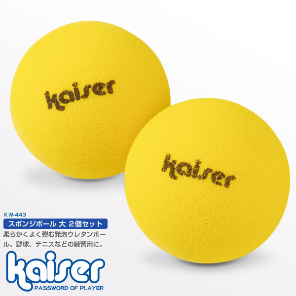 楽天市場】スポンジボール（大） ２Ｐ/kaiser(カイザー)/KW-443/ボール 