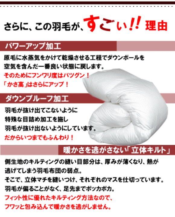 楽天市場】羽毛布団 キング【送料無料】国産合掛 羽毛布団 キング
