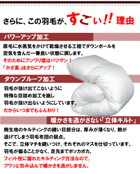 楽天市場】羽毛布団 クイーン クィーン ホワイトダック 85% 1.6kg