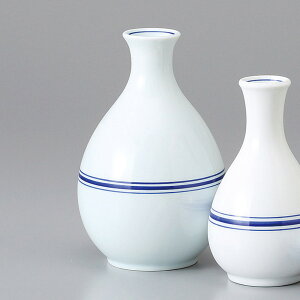 美濃焼 徳利・盃 呉須帯徳利(大) 8.1×13.2cm 約300cc