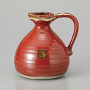 美濃焼 赤手付2号燗瓶 10.5×12cm 約500cc　かんぴん・じょか