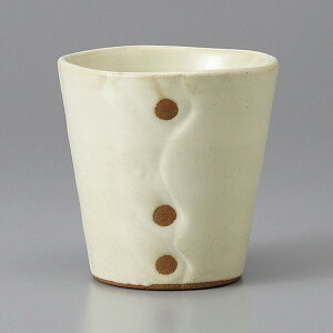 美濃焼 ロックカップ 白クラフトコップ 8.6×8.5cm 約260cc