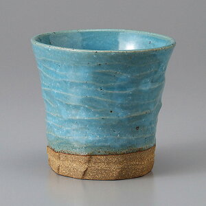 美濃焼 青釉ロックカップ 9.2×8.5cm 約290cc