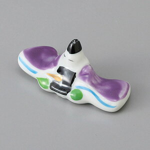 美濃焼 箸置き ひな殿はしおき(紫) 5×2.8×2.2cm