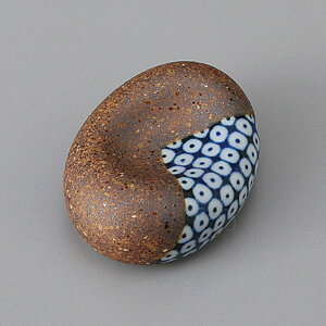 美濃焼 箸置き 鹿の子豆型 箸置 4.4×3.2×1.6cm