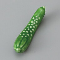 美濃焼　 きゅうり　箸置き 7×1.5×1.9cm