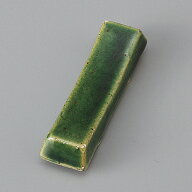 美濃焼 織部切板　箸置き 6.3×1.7×1.5cm