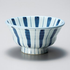 美濃焼 そば用品・麺丼・そば丼 親子十草5.5尻張丼 16.6×8.5cm