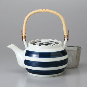 有田焼 ゴス巻U付6号土瓶 14×11.5cm 850cc