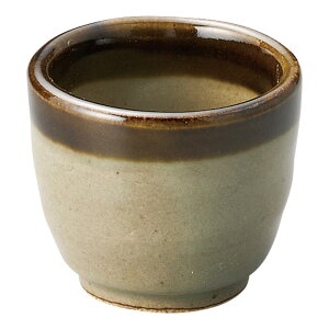 美濃焼 唐津風紋 唐津風紋 丸グイ呑(中) 5.3×4.5cm