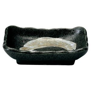 美濃焼 結晶大文字 結晶大文字 黒角千代口 10.7×7×3cm