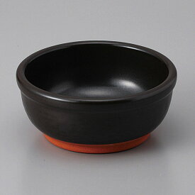萬古焼 ビビンバ・柳川鍋 びびっこ（黒） 15×6.5cm