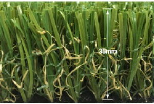 クローバーターフ プレミアムタイプ 毛足35mm ロール巻人工芝 1×10m CTP35