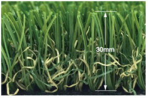 クローバーターフ Wタイプ 毛足30mm ロール巻人工芝 1×10m CTW30