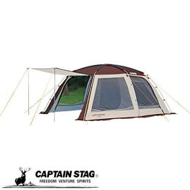 キャプテンスタッグ エクスギア スクリーンツールーム ドーム 5~6人用 キャンプ テント CAPTAIN STAG 鹿番長 UA-21