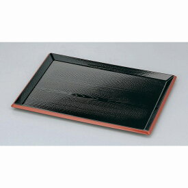 利休盆　黒天朱尺2