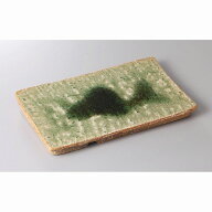 美濃焼　伊賀釉寿司皿　27×16.5×2cm