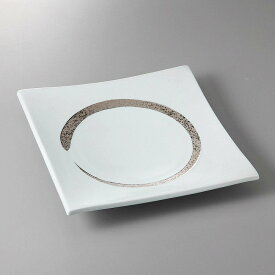 有田焼　プラチナ禅6号角皿