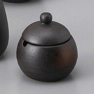 美濃焼　備前薬味入　5.4×5.6cm