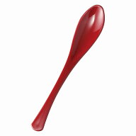 （P）雑炊おかゆスプーン（朱・小）16cm
