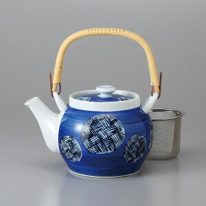 有田焼 丸紋カゴメU付6号土瓶