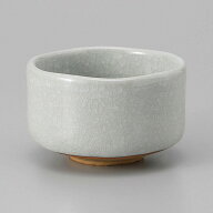 美濃焼　白貫入抹茶碗　11.4×7cm