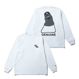 NEWERA　長袖 オーバーサイズド コットン Tシャツ SHINKNOWNSUKE ミスター ホワイト　ニューエラ　ロンティー　Tシャツ