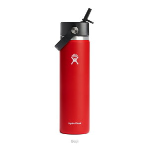 HYDRO FLASK�@�n�C�h���t���X�N�@24 oz Wide Mouth Flex Straw�@�����@�{�g���@�X�g���[