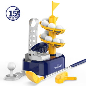 【限定12%OFFクーポン】Eaglestone ゴルフ セット おもちゃ パター 子供用 スポーツ 運動器具 子供 ゴルフゲーム ミニゴルフトレーナー 室内ゲーム 室内 屋外 運動玩具 ボール15個 練習 親子 家族 レジャー ファミリースポーツ クリスマス プレゼント 送料無料 ES02