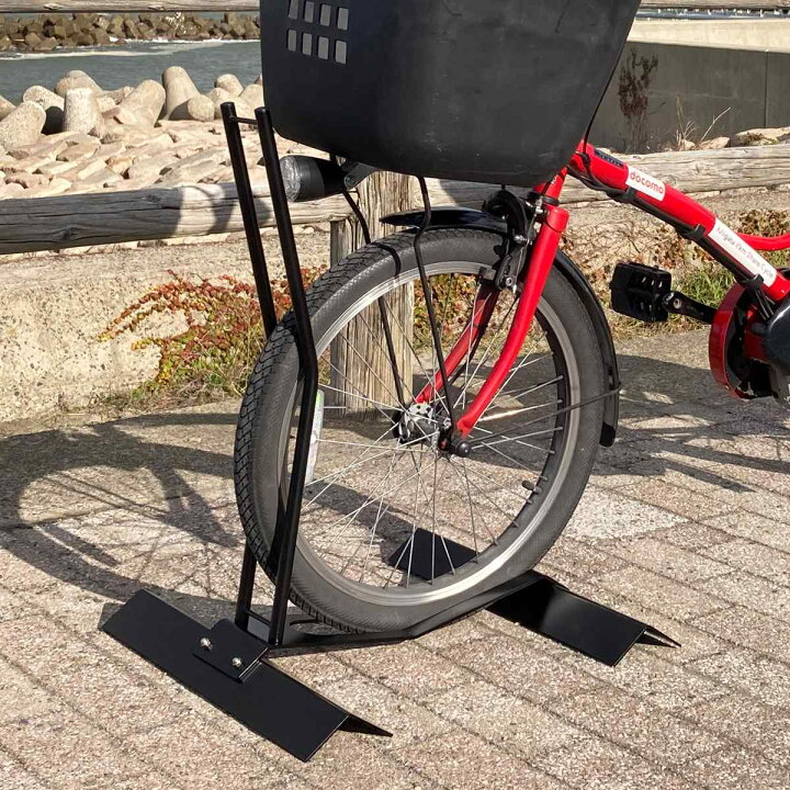 楽天市場】電動自転車スタンド 1台用 20～26インチ タイヤ幅6cm 自転車 