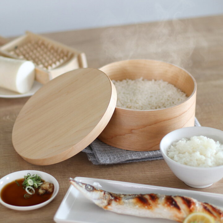 楽天市場】HANAKO おひつ 3合 （ ハナコ お櫃 日本製 天然木 食洗機 