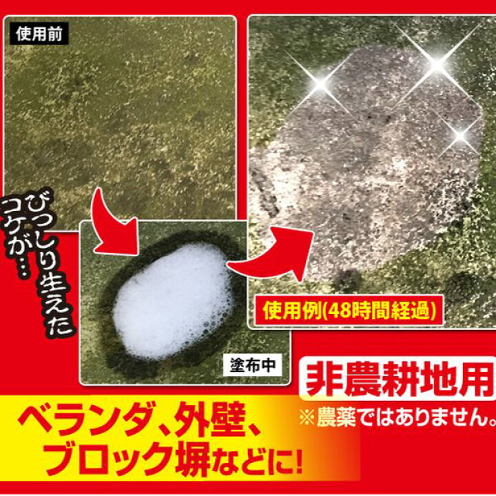 日本初の コケ取り剤 苔取り剤 洗剤 400ml コケ掃除 外壁 玄関 コンクリート 石畳 墓石 駐車場 レンガ タイル モルタル 屋外用 スプレー 苔除去 業務用 Shipsctc Org