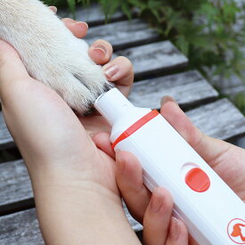 爪切り ペット用 電動爪トリマー （ 犬用 猫用 爪やすり 爪削り 電動 コードレス 電池式 電動爪やすり 電動爪削り 爪トリマー 小型犬 中型犬 大型犬 持ち運び 電池タイプ ）