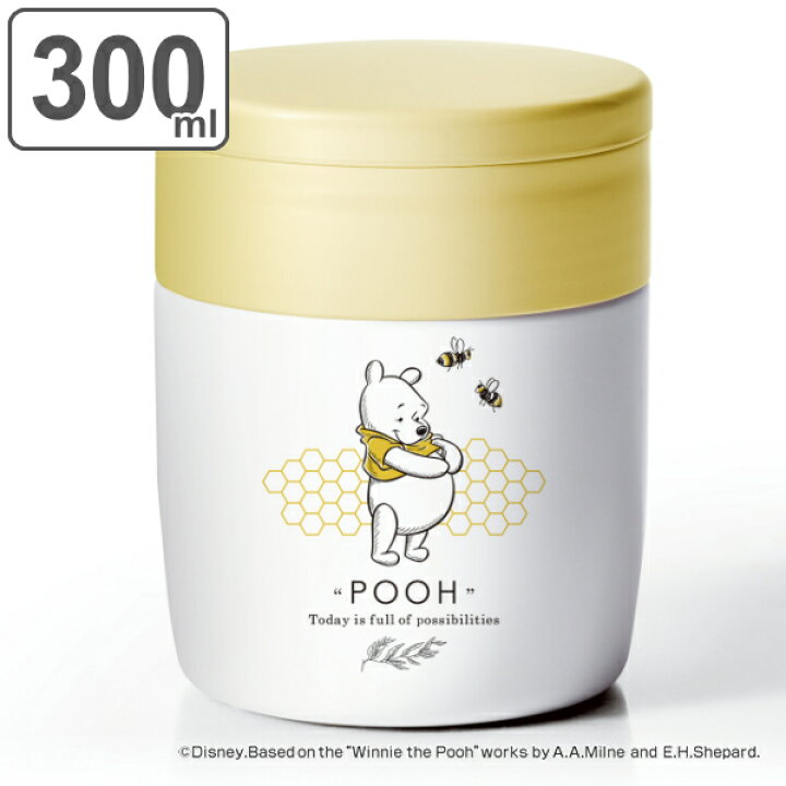 楽天市場 弁当箱 スープジャー くまのプーさん フードポット スープボトル 300ml スープポット スープ お弁当箱 スプーン付 お弁当 スプーン付き ディズニー ステンレス製 プーさん プー スープウォーマー スープマグ弁当箱 リビングート 楽天市場店