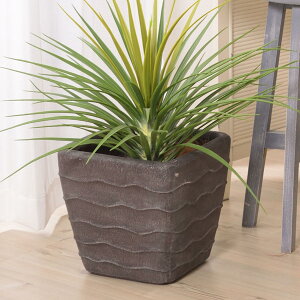 プランター グリーンベース 幅31×奥行31×高さ28.5cm ( 植木鉢 プラントポット 植物用ポット 鉢 花器 鉢カバー ポット 四角 角型 スクエア 植木鉢カバー 鉢入れ 植物 花 観葉植物 植え替え 寄せ