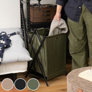 バスケット フォールディングバスケットL 折りたたみ 仕切り ( 収納 小物収納 大容量 ランドリーバスケット 深型 持ち運び コンパクト アウトドア 軽量 収納ケース 収納ボックス 脱衣所 玄