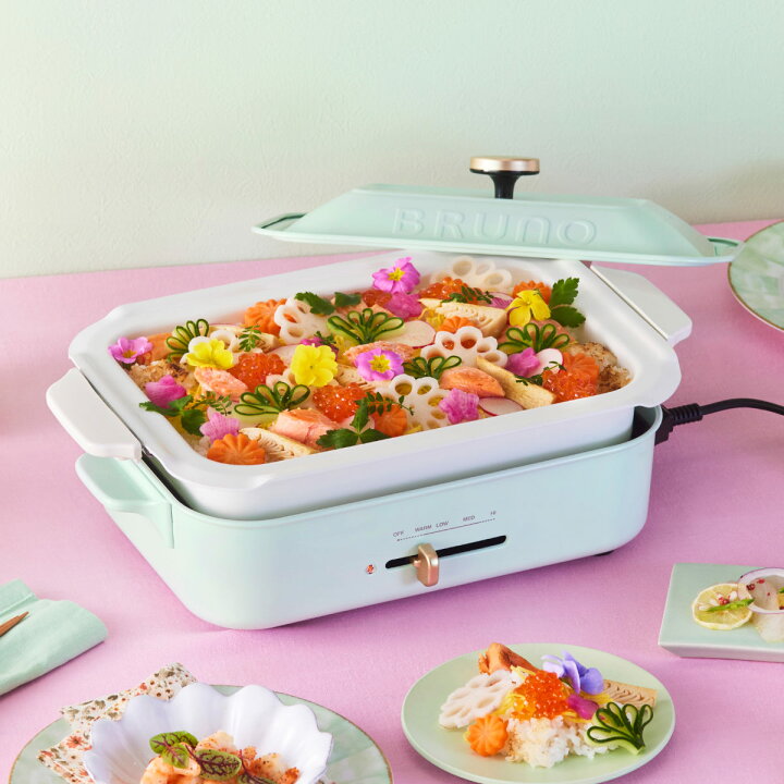 楽天市場】BRUNO コンパクトホットプレート 限定カラー たこ焼き 