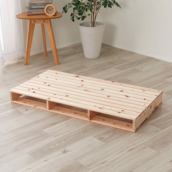 楽天市場】繊細すのこ パレットベッド シングルパレット 単品1枚 国産 
