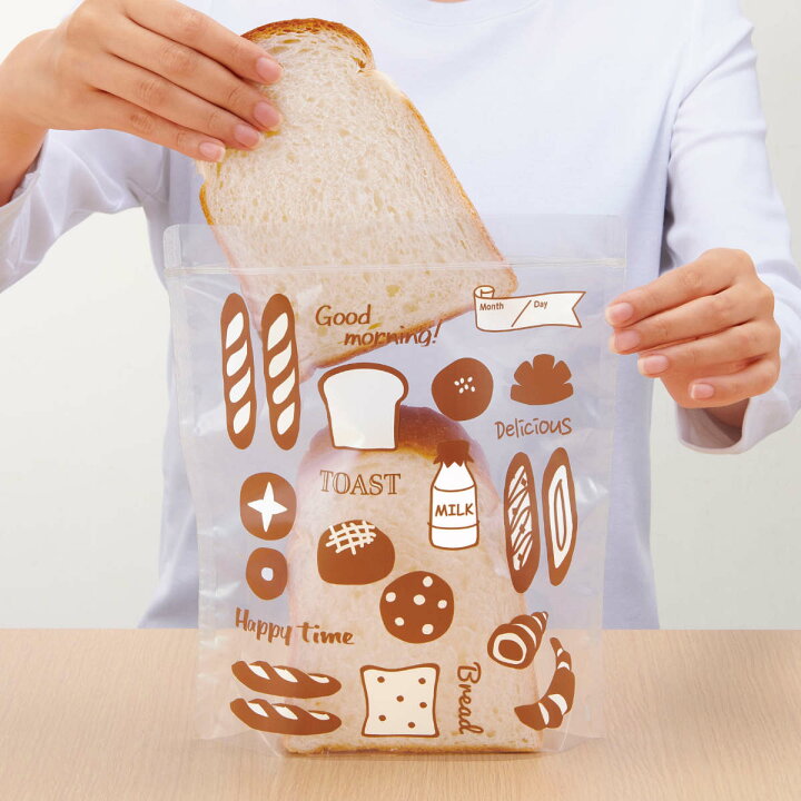 楽天市場】保存袋 パンのおうち 冷凍保存袋 （ 4枚入 冷蔵 冷凍  