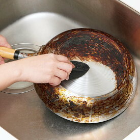 キッチンスポンジ ダイヤモンドこげ取りスポンジ （ フライパン スポンジ たわし コゲ取り コゲ落とし 鍋 なべ 鍋底 網 グリル やかん ヤカン コンロ 五徳 台所用品 掃除用品 ）
