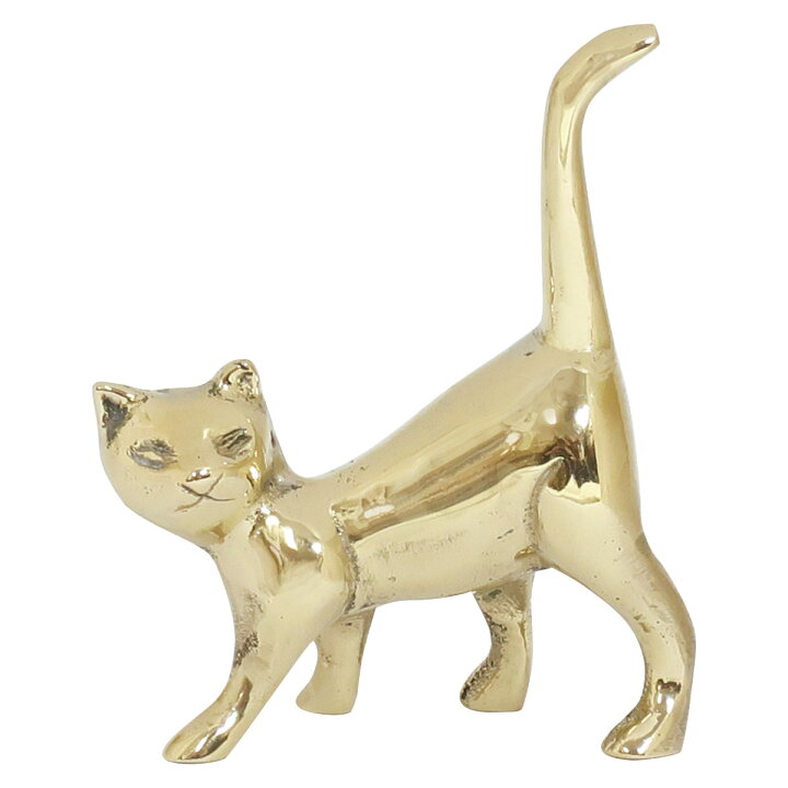 楽天市場】in bloom ペーパーウェイト STANDING CAT 真鍮 ハンドメイド 