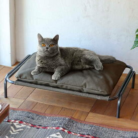 ベッド 猫 ハンモックベッド 洗える 小型犬 （ ペットベッド 猫用ベッド 猫用 犬用 ペット用 アイアン クッション付 おしゃれ ペットハウス ハウス 猫ベッド ソファ シンプル スタイリッシュ インテリア ）