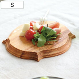 プレート ナインマーケ マホガニー S （ 19cm 天然木 皿 お皿 マホガニープレート トレイ お菓子 ケーキ 食器 アンティーク風 アクセサリートレー おしゃれ ナチュラル ディスプレイ 北欧 ）
