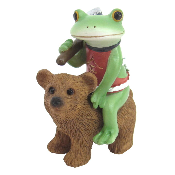 楽天市場】オブジェ カエル 金タロウと熊 Copeau （ 置き物 コポー 