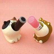 印鑑スタンド はらぺこアニマル イヌネコ （ 印鑑立て はんこケース スタンプケース いぬ ねこ 動物 グッ…